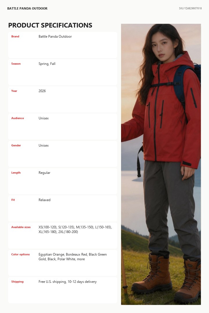 N-Series SV7 Hard-Shell Waterproof Hiking Jacket detail