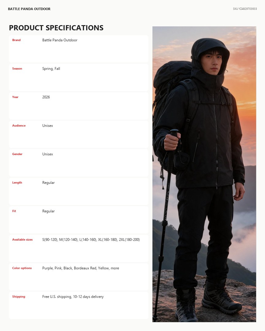 N-Series Beta JK Lightweight Waterproof Shell Jacket detail