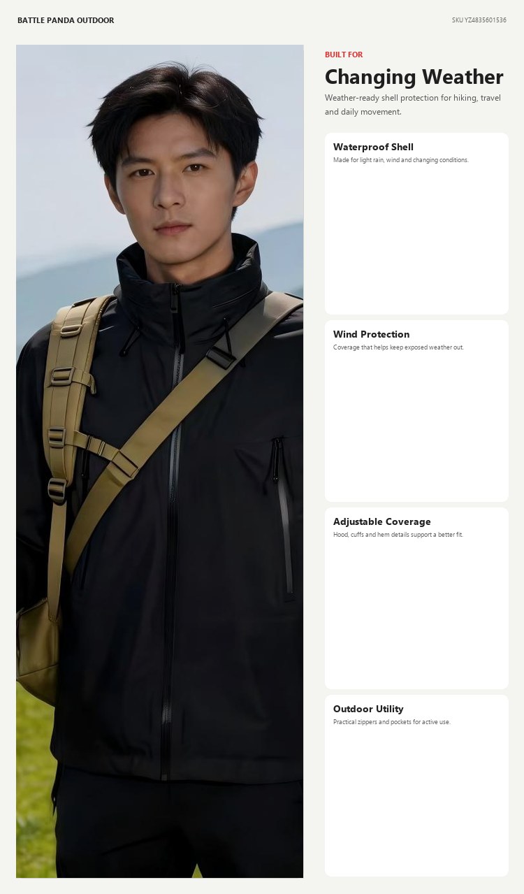 N-Series Military 2.0 Extreme Hard-Shell Outdoor Jacket detail