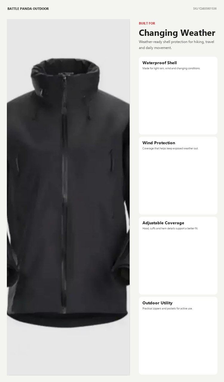 N-Series Military 2.0 Extreme Hard-Shell Outdoor Jacket detail