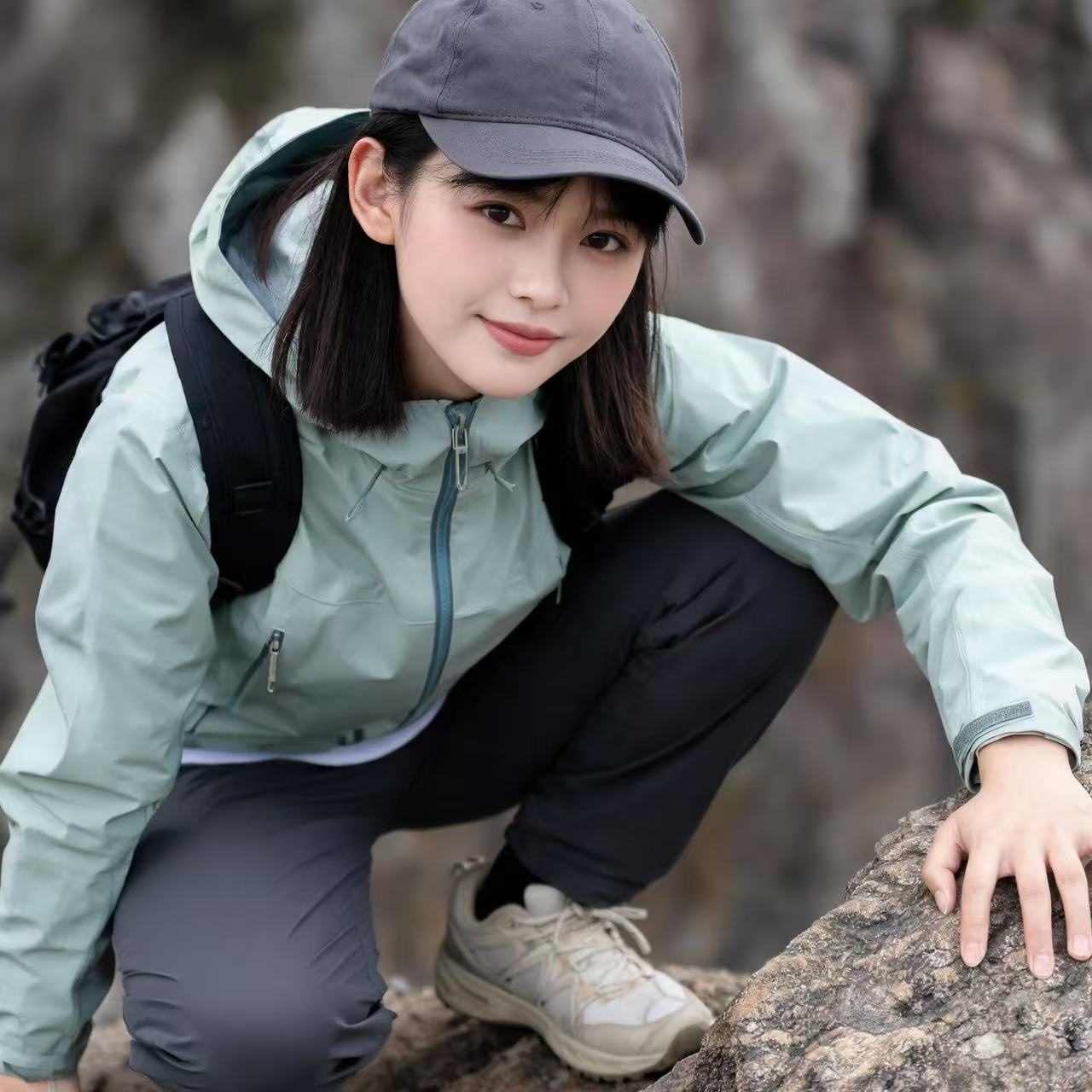 Stone 3-Layer Seam-Sealed Waterproof Jacket