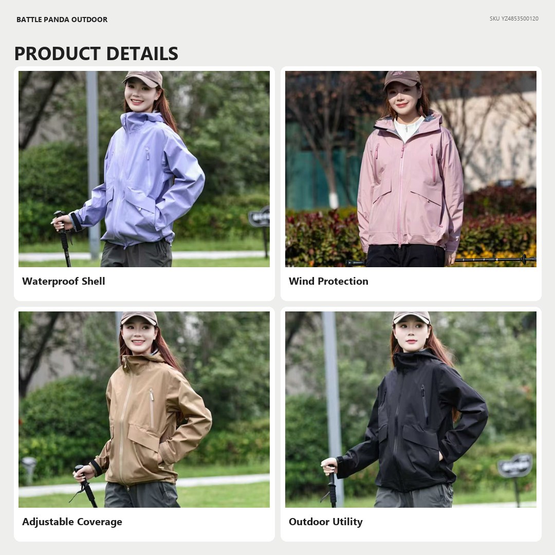N-Series Women's JK Waterproof Outdoor Jacket detail