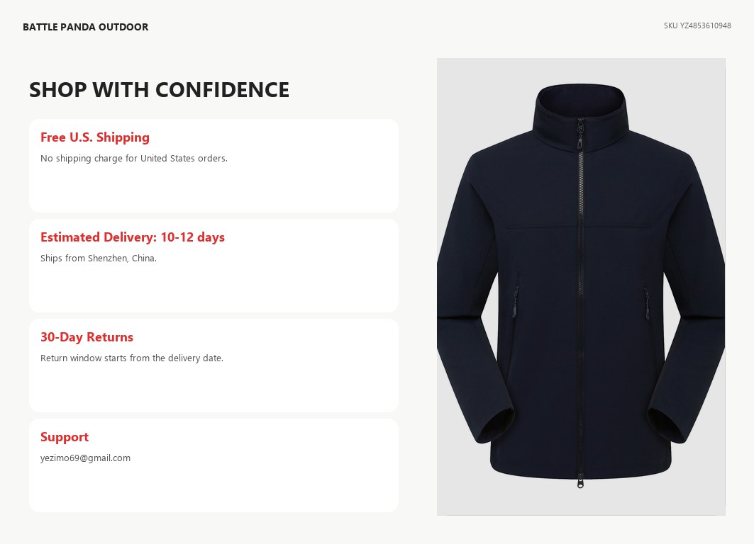 Stone M8 Stand-Collar Softshell Jacket detail
