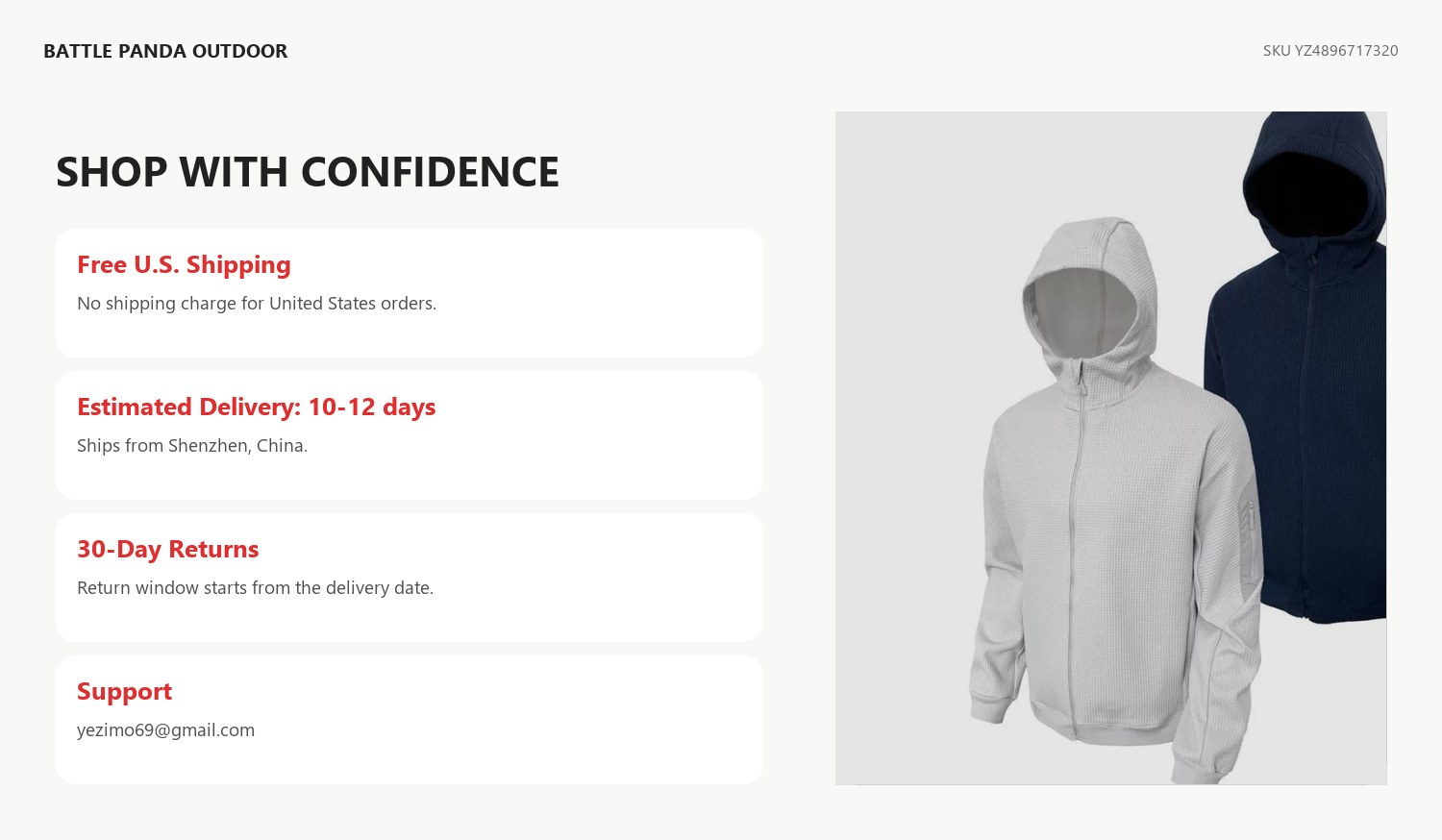 N-Series Waffle-Fleece Insulated Jacket detail