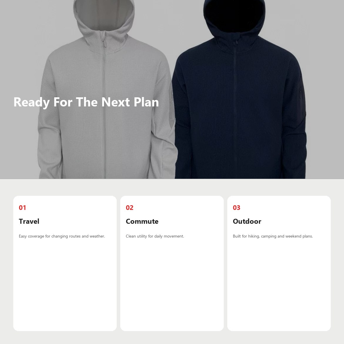 N-Series Waffle-Fleece Insulated Jacket detail