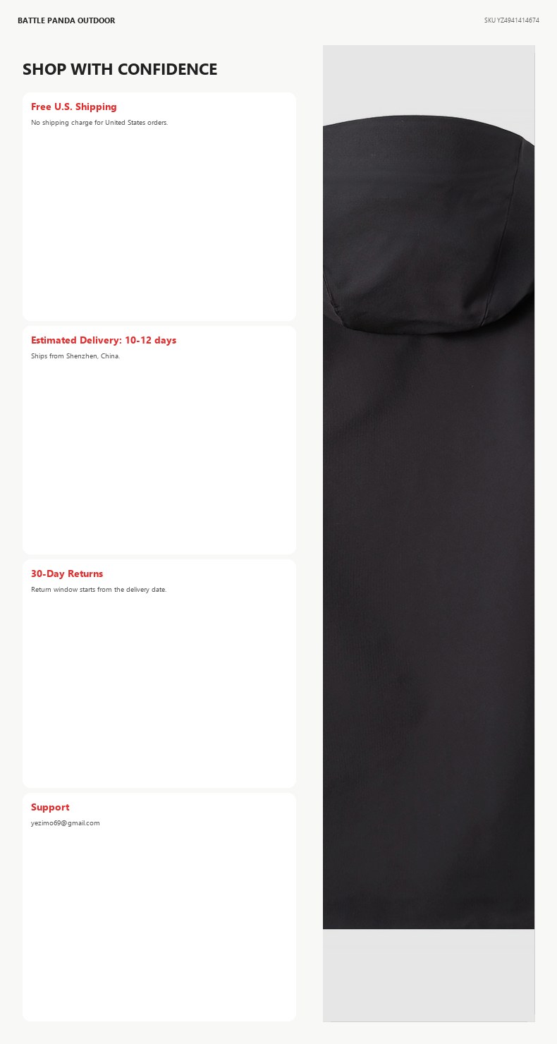 Men's Fleece-Lined Waterproof Softshell Hiking Jacket detail
