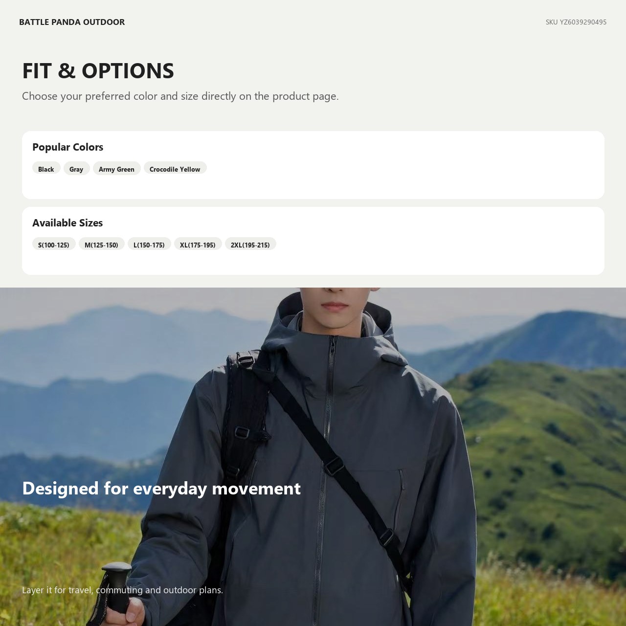 N-Series Military 2.2 Waterproof Shell Jacket detail