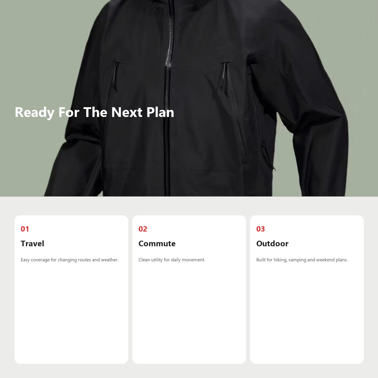 N-Series Military 2.2 Waterproof Shell Jacket detail
