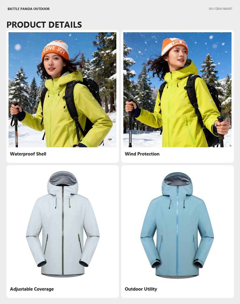 N-Series Beat LT Hard-Shell Outdoor Jacket detail