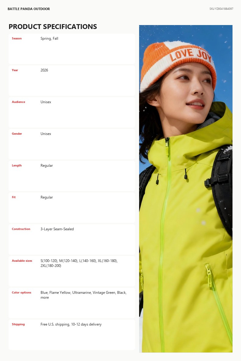 N-Series Beat LT Hard-Shell Outdoor Jacket detail