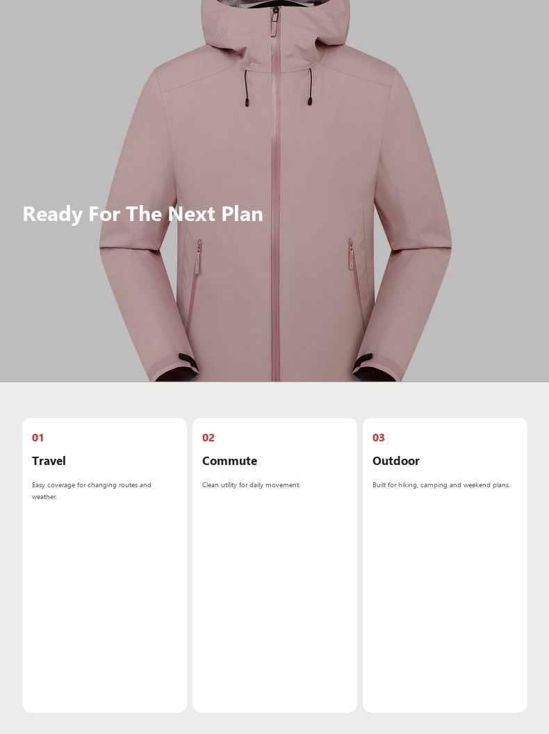 N-Series Beat LT Hard-Shell Outdoor Jacket detail