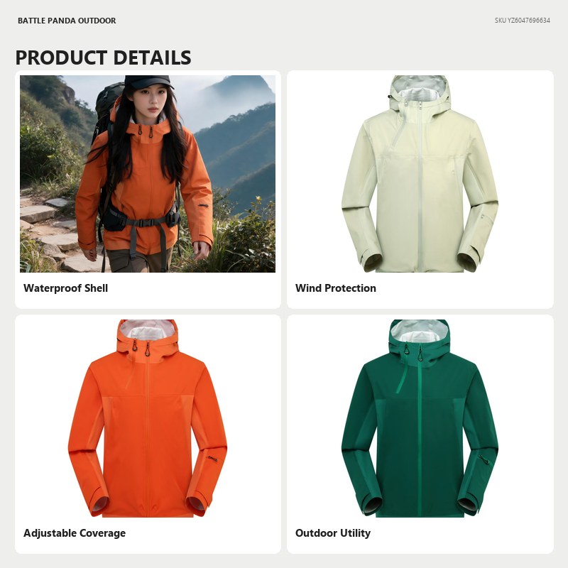 K-Series 3rd-Generation Outdoor Hard-Shell Jacket detail