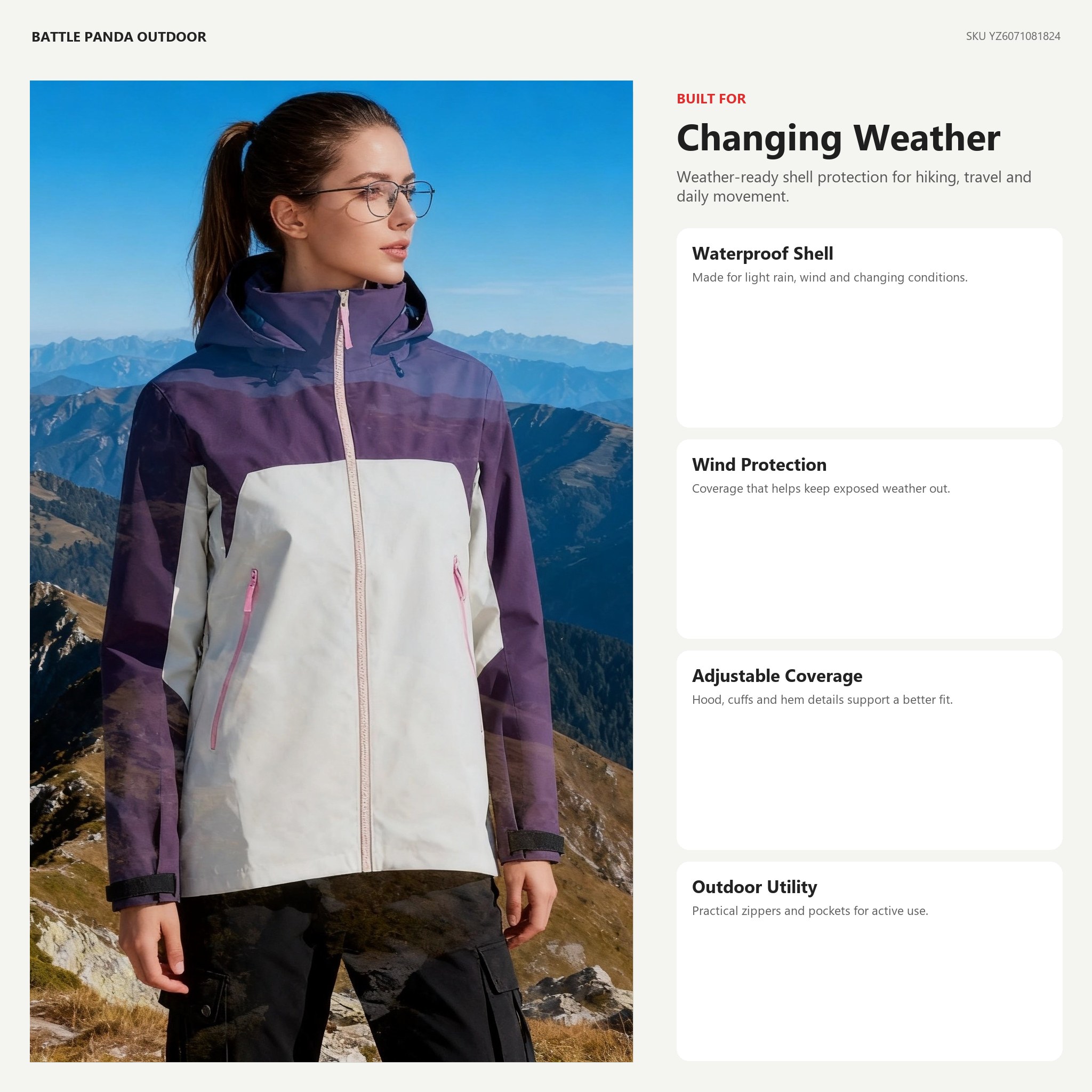 N-Series Beta AR Breathable Waterproof Shell Jacket detail