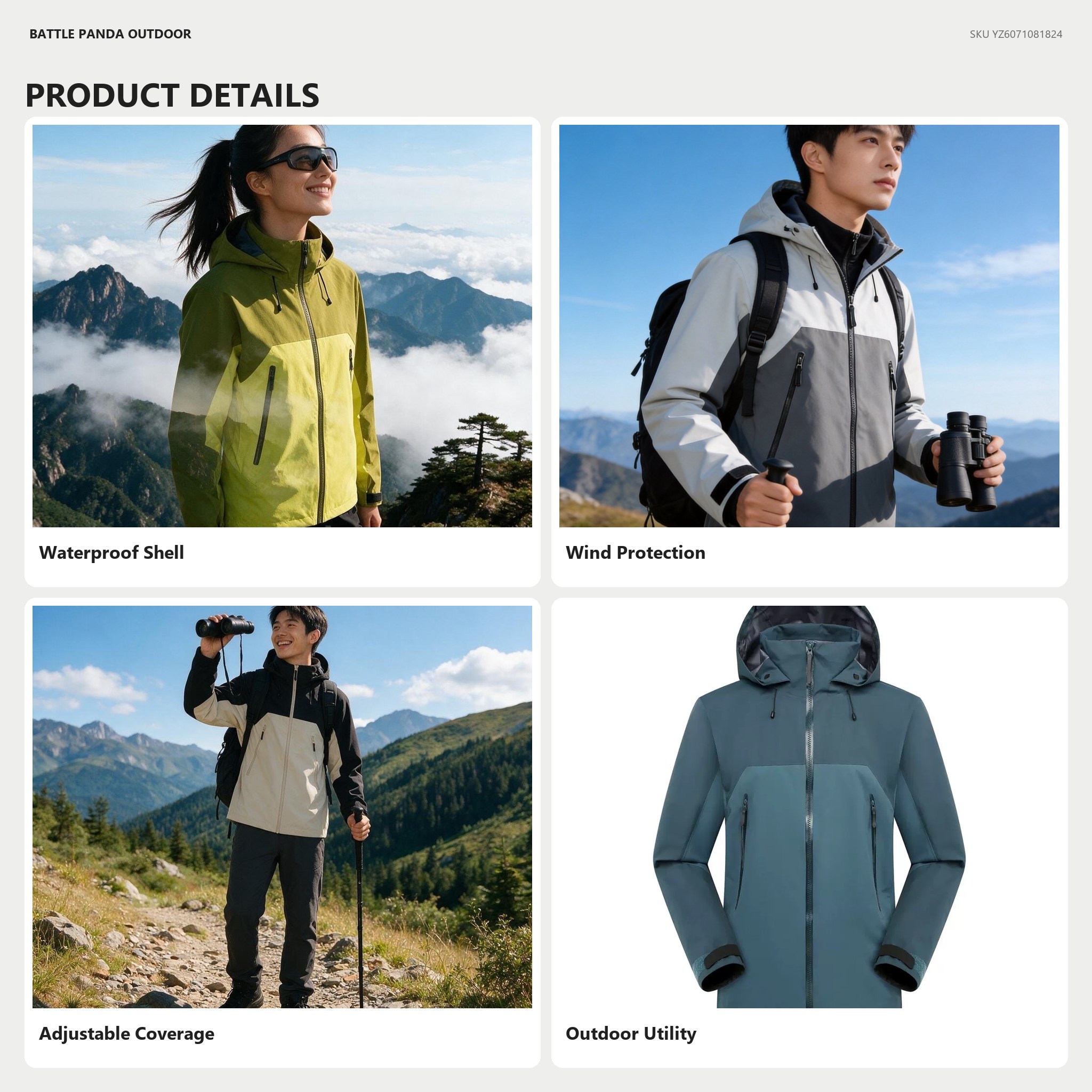 N-Series Beta AR Breathable Waterproof Shell Jacket detail