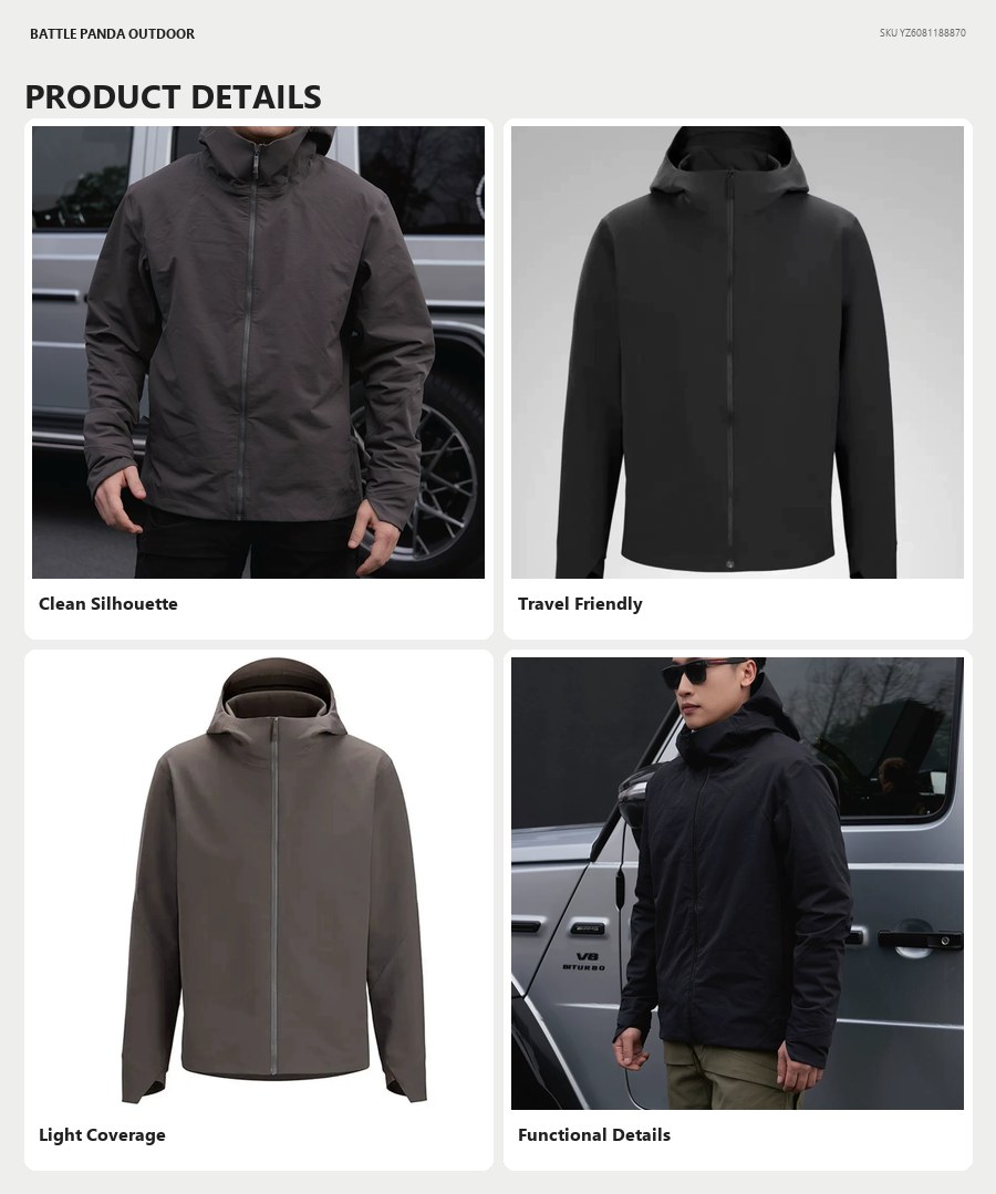 N-Series Business Windproof Jacket detail