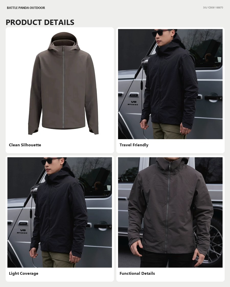 N-Series Business Windproof Jacket detail