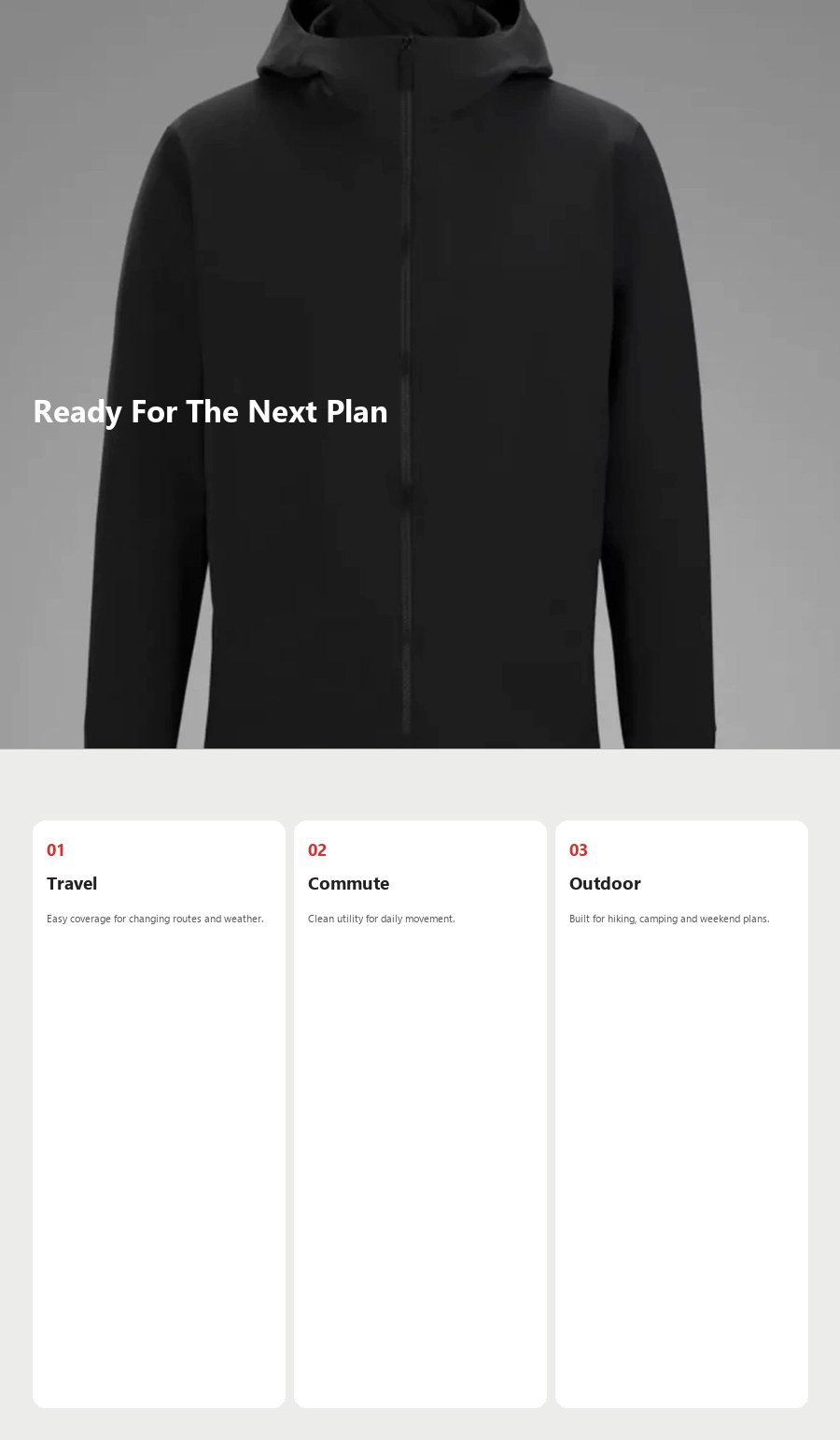N-Series Business Windproof Jacket detail