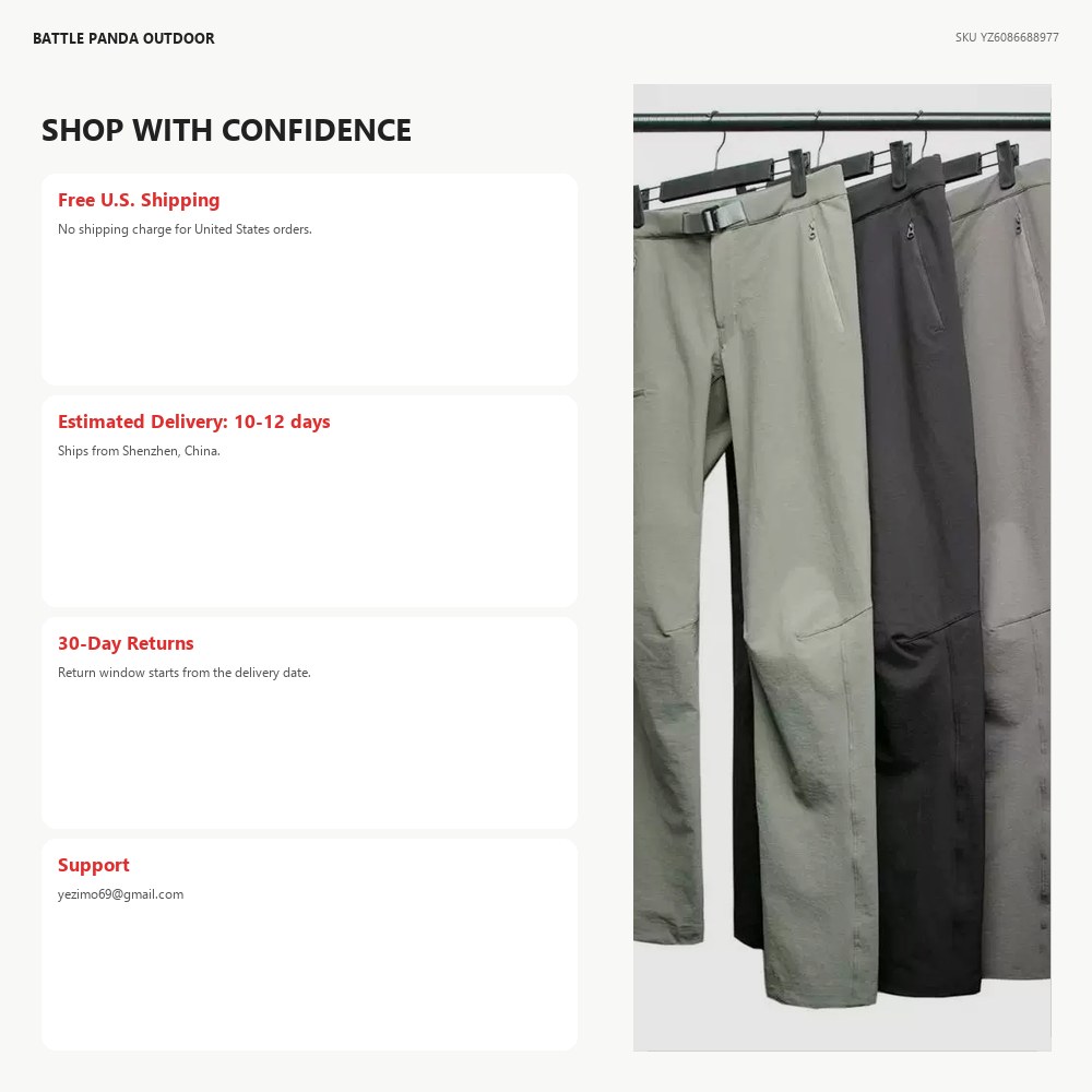 N-Series AR Waterproof Softshell Hiking Pants detail