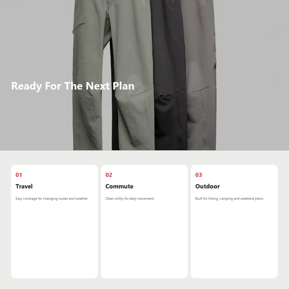 N-Series AR Waterproof Softshell Hiking Pants detail