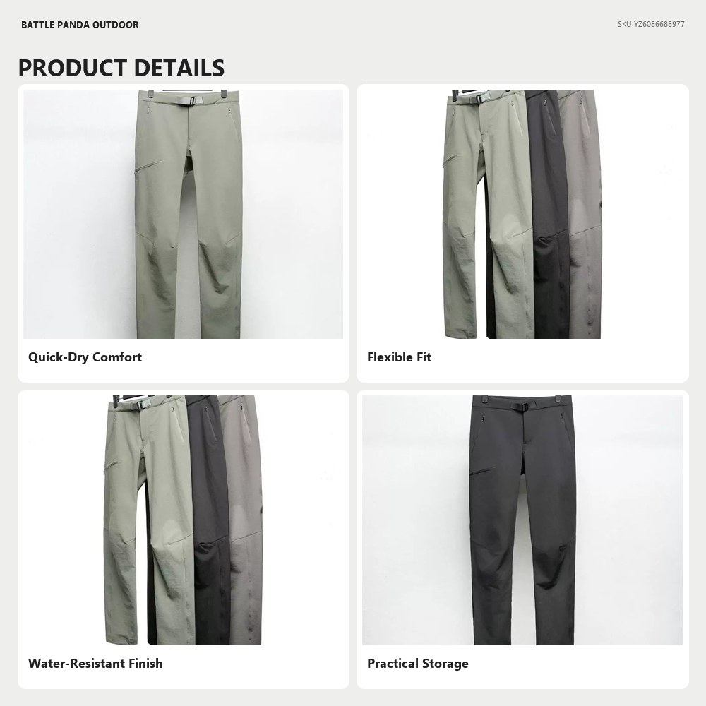 N-Series AR Waterproof Softshell Hiking Pants detail