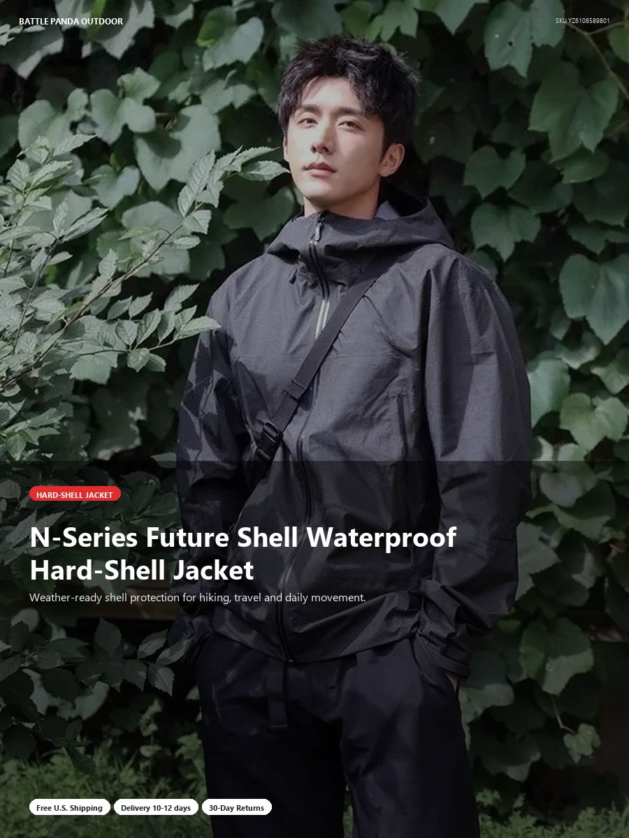 N-Series Future Shell Waterproof Hard-Shell Jacket detail