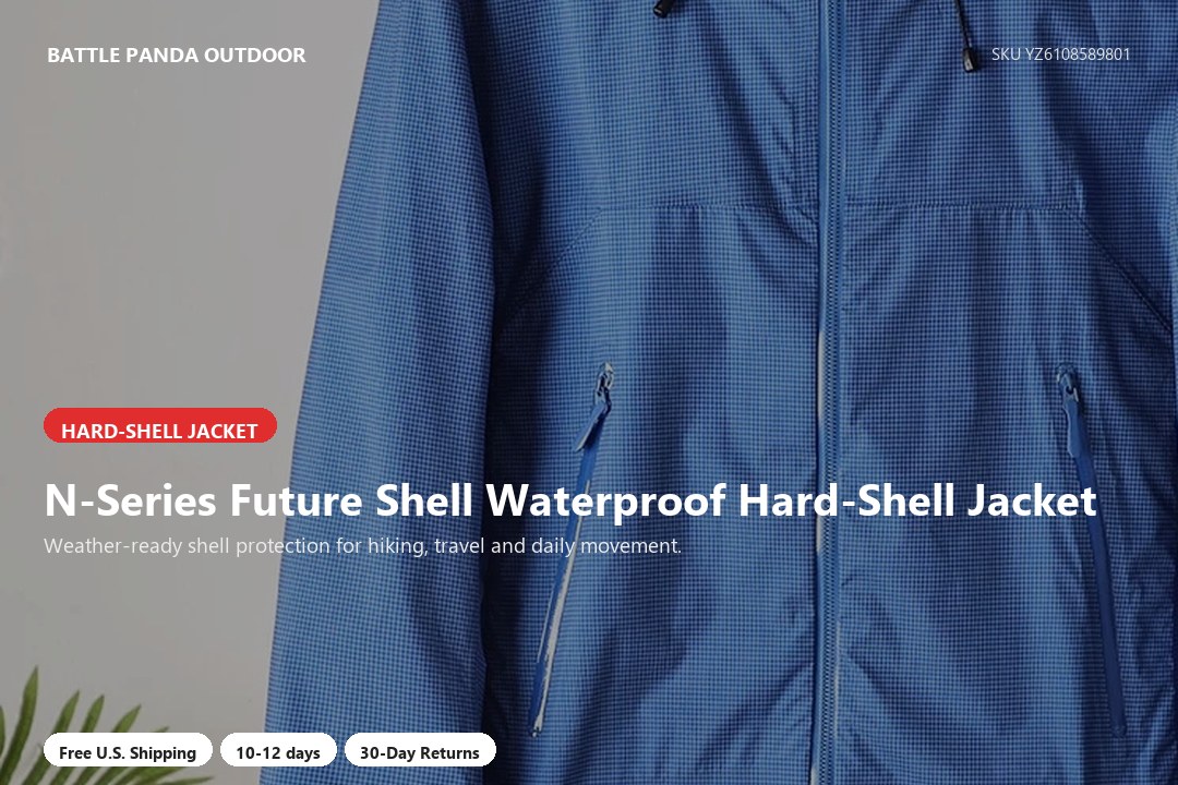 N-Series Future Shell Waterproof Hard-Shell Jacket detail