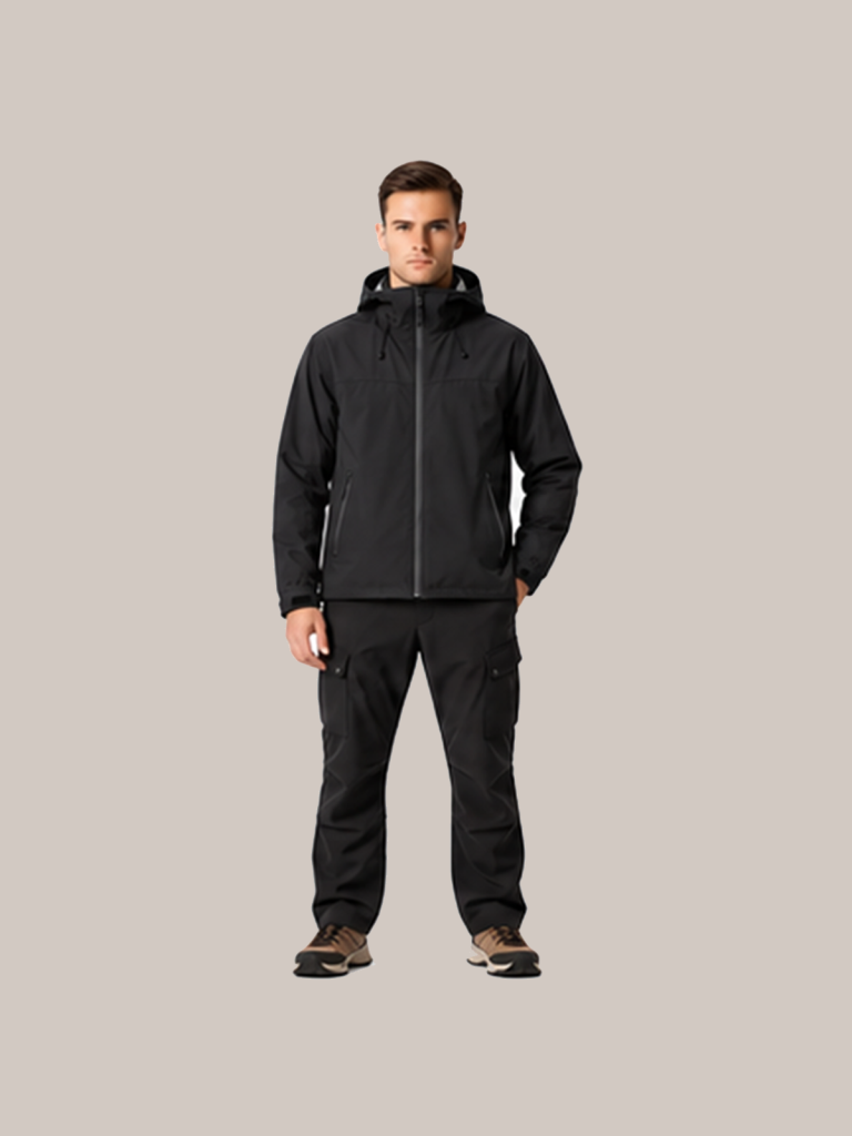 N-Series LW Outdoor Hard-Shell Waterproof Jacket - detail 01 scene1 front