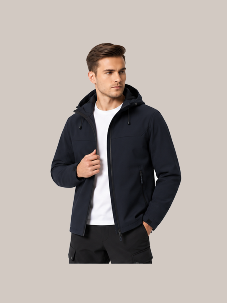Stone M8 Hooded Softshell Outdoor Jacket - detail 01 scene1 front