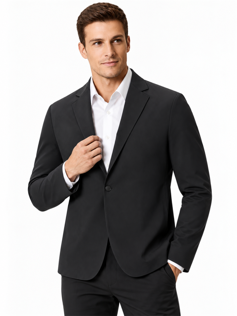 Men's Casual Blazer Jacket - detail 02 scene1 front