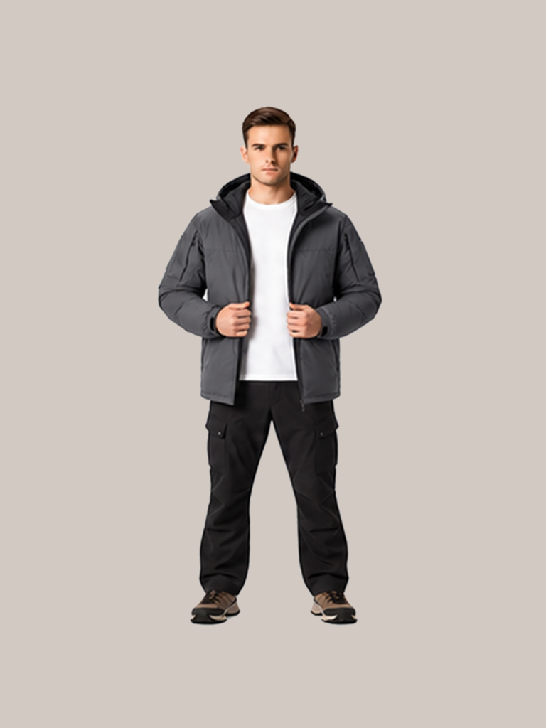 N-Series Hooded Insulated Cotton Jacket - detail 02 scene3 open
