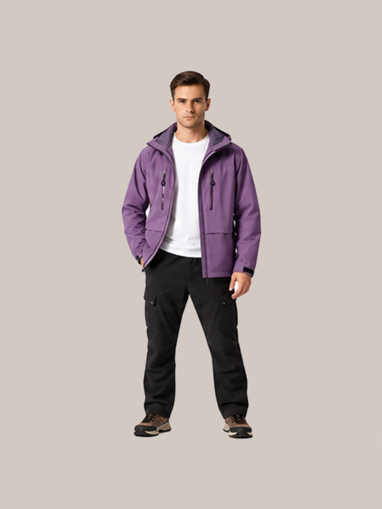 Seam-Sealed Waterproof Outdoor Shell Jacket - detail 02 scene3 open