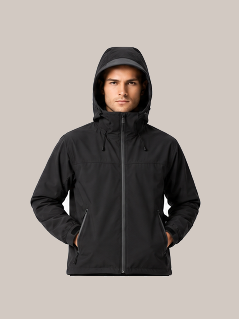N-Series LW Outdoor Hard-Shell Waterproof Jacket - detail 03 scene2 function