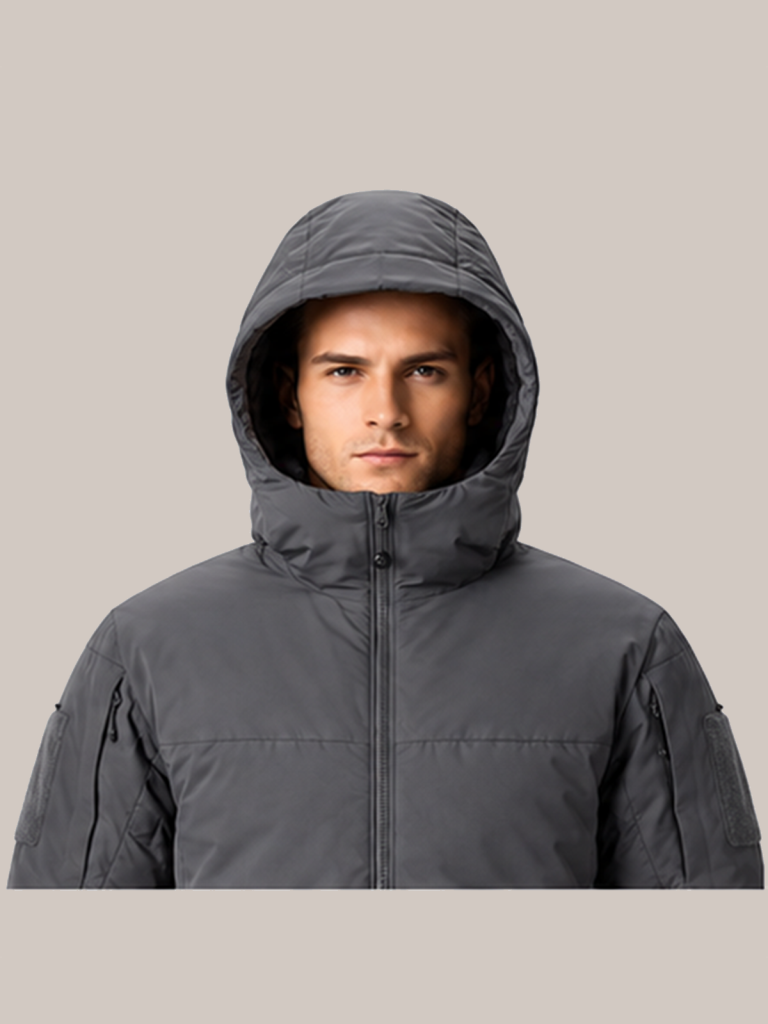 N-Series Hooded Insulated Cotton Jacket - detail 03 scene2 function