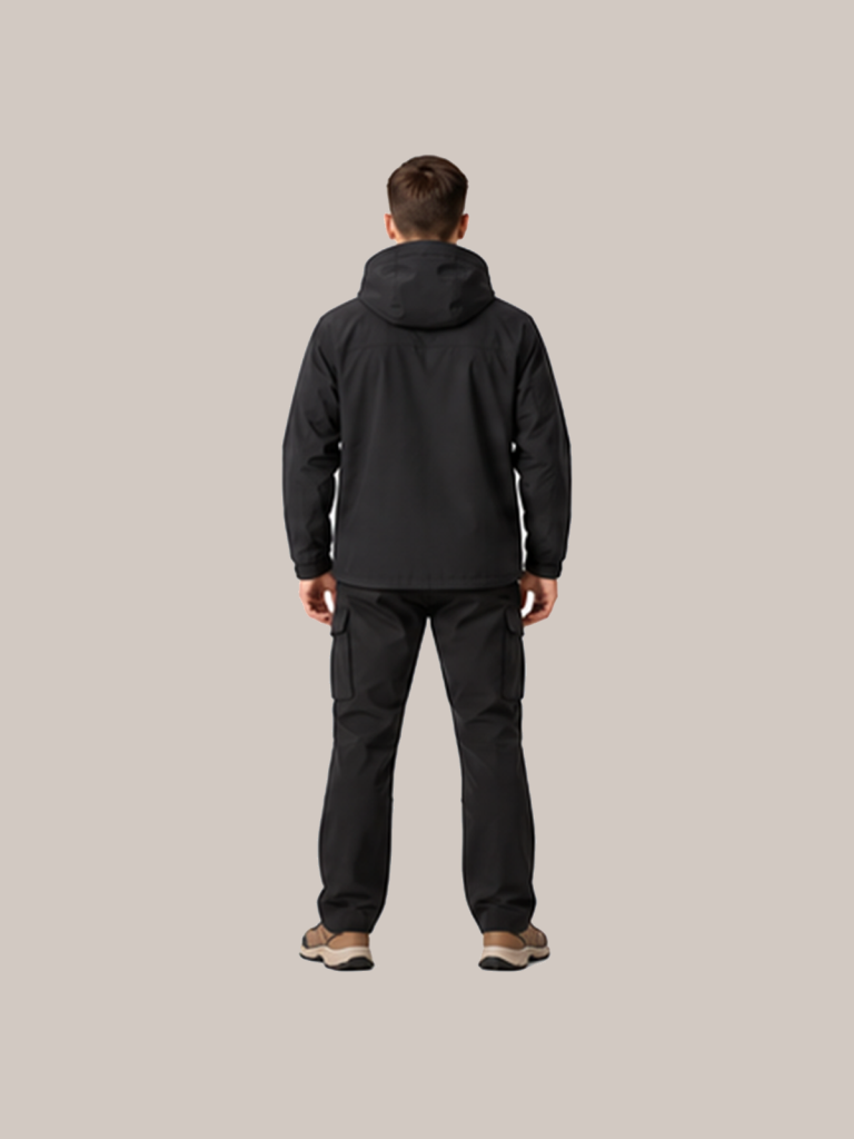 N-Series LW Outdoor Hard-Shell Waterproof Jacket - detail 05 scene4 back