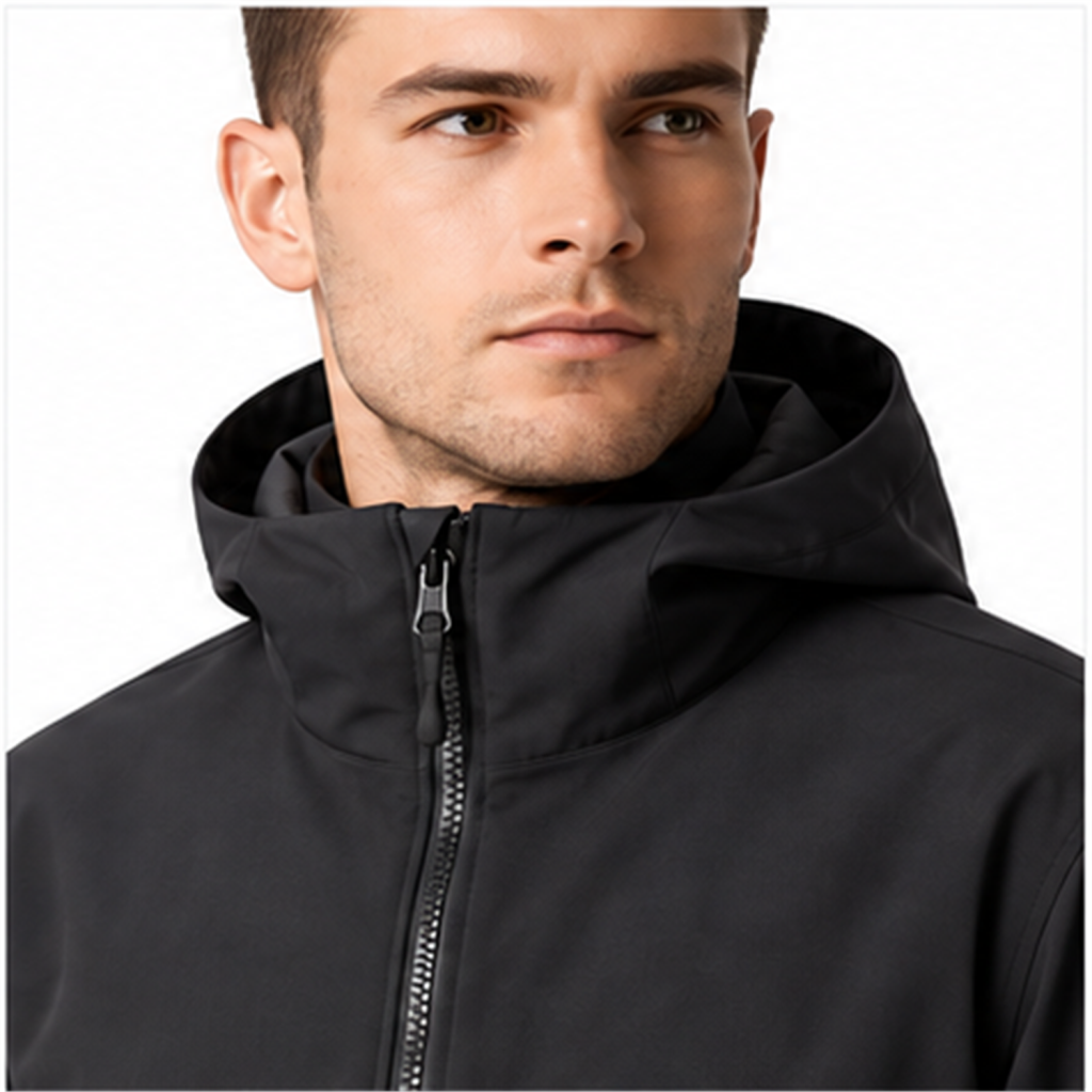 Men's Fleece-Lined Waterproof Softshell Hiking Jacket - detail 05 scene6 detail