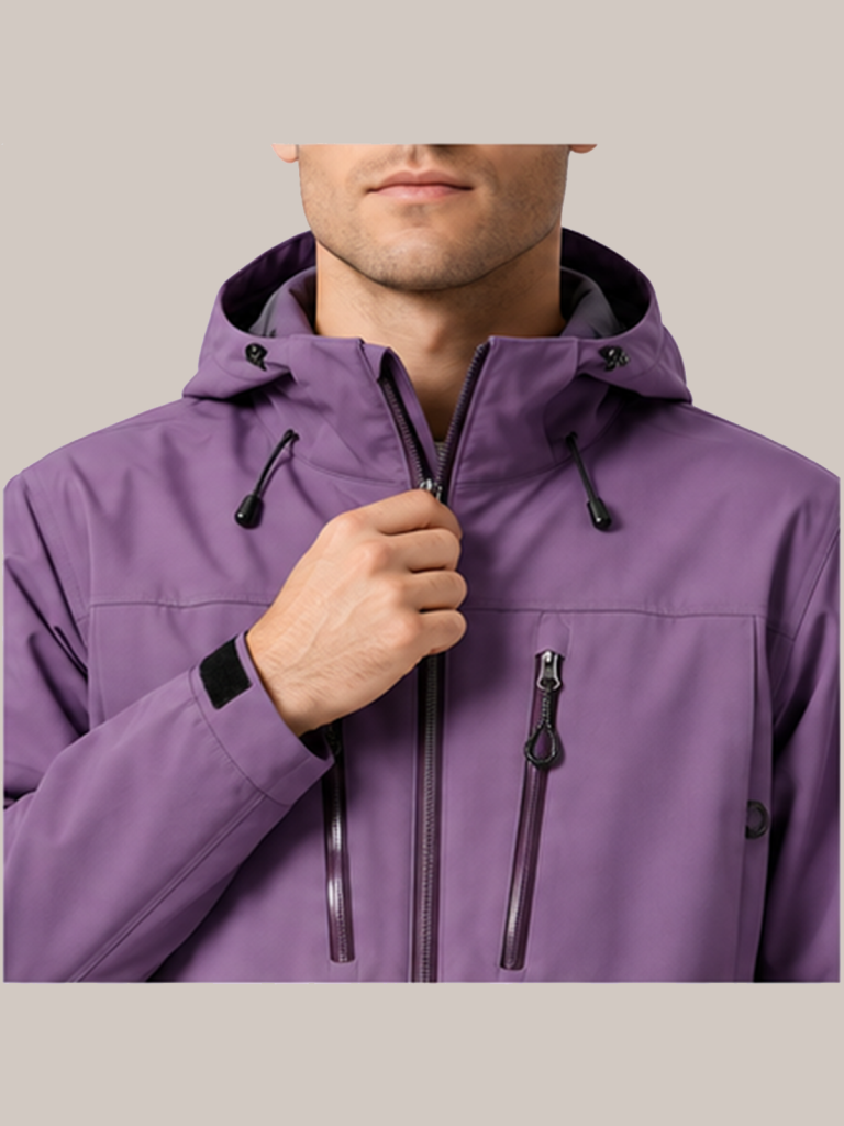 Seam-Sealed Waterproof Outdoor Shell Jacket - detail 06 scene6 detail