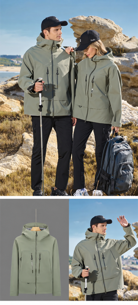 Seam-Sealed Waterproof Outdoor Shell Jacket - detail 08