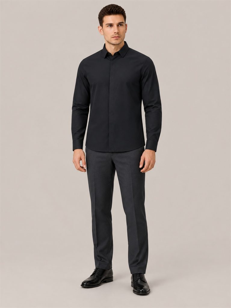 JG Men's Casual Business Shirt - detail 1