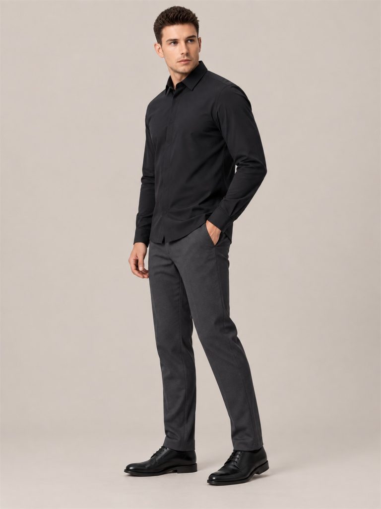 JG Men's Casual Business Shirt - detail 2