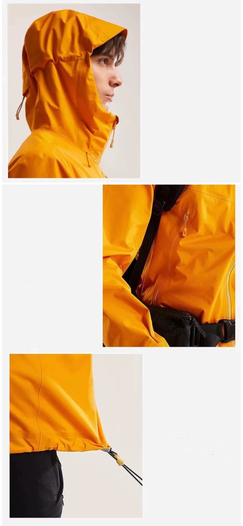 Stone 3-Layer Seam-Sealed Waterproof Jacket - detail 6